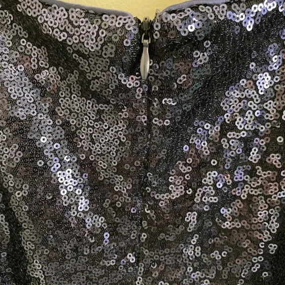 Lulu’s Disco Nights Navy Blue Sequin Bodycon Mini Dress Size Small - Picture 5 of 9